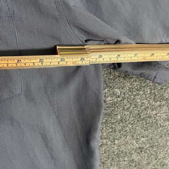 Quiksilver Shirt Mens 2XL XXL Blue Short Sleeve Button Down Soft Surf Y2K - Picture 8 of 10